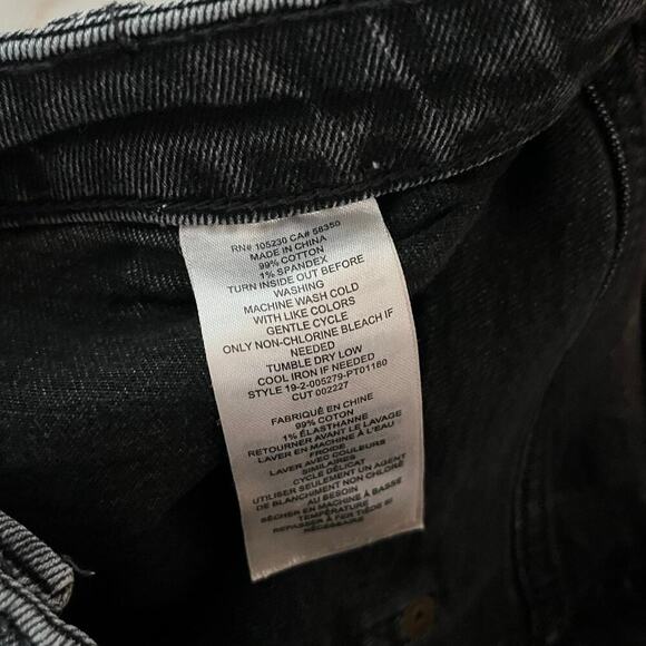 Current Elliott Cropped Bootcut Jeans Dark Cotton Stretch Front Patch Pocket 27 - Picture 9 of 9